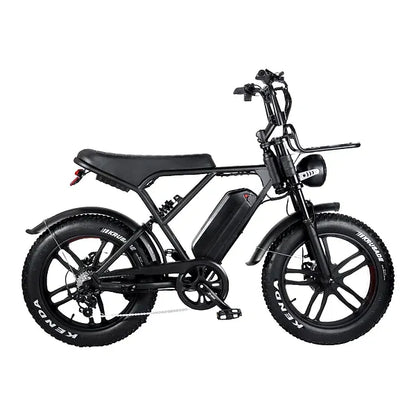 H9.0 Zwart + Achterzitje + Voetsteuntjes + Alarm